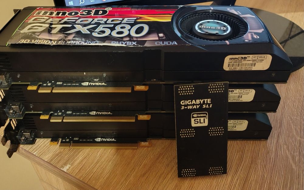 Kit 3 gtx 580 + sli bridge