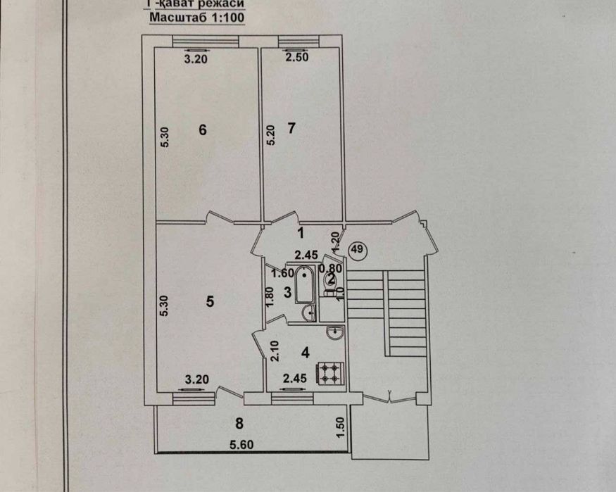 х Чиланзар 19 квартал 3/1/4 Орт.Базарчик,Балкон:1,5х6,Чистий Ремонт