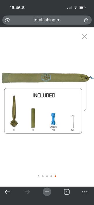 Umbrela de pescuit Delphin Monzun Master 2.50 m