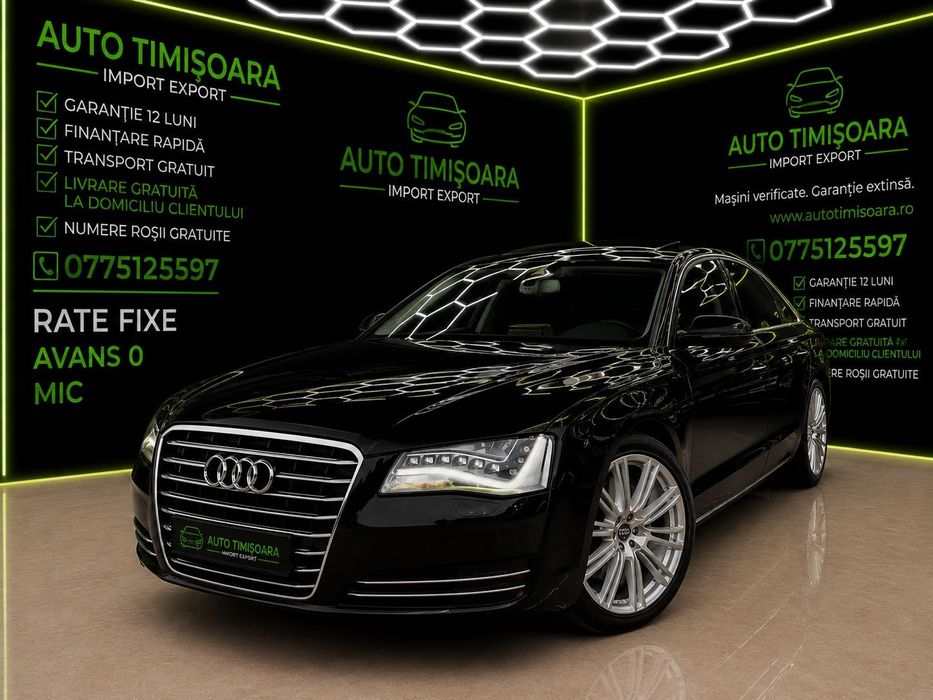 Audi A8 An 2015 2.0 TFSI Hybrid Euro 6 Garanție finanțare livrare