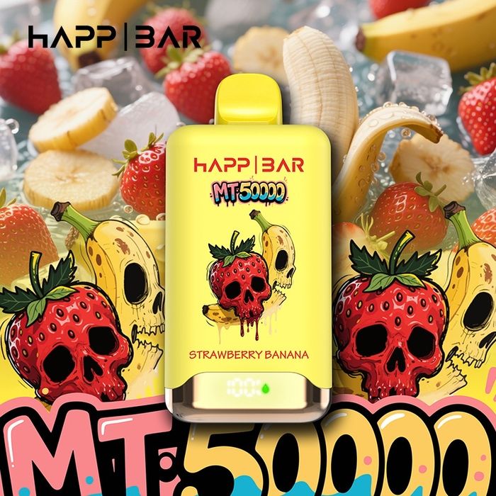 Vape HappBar 50k pufuri, Roman-sigilate, calitate premium arome top