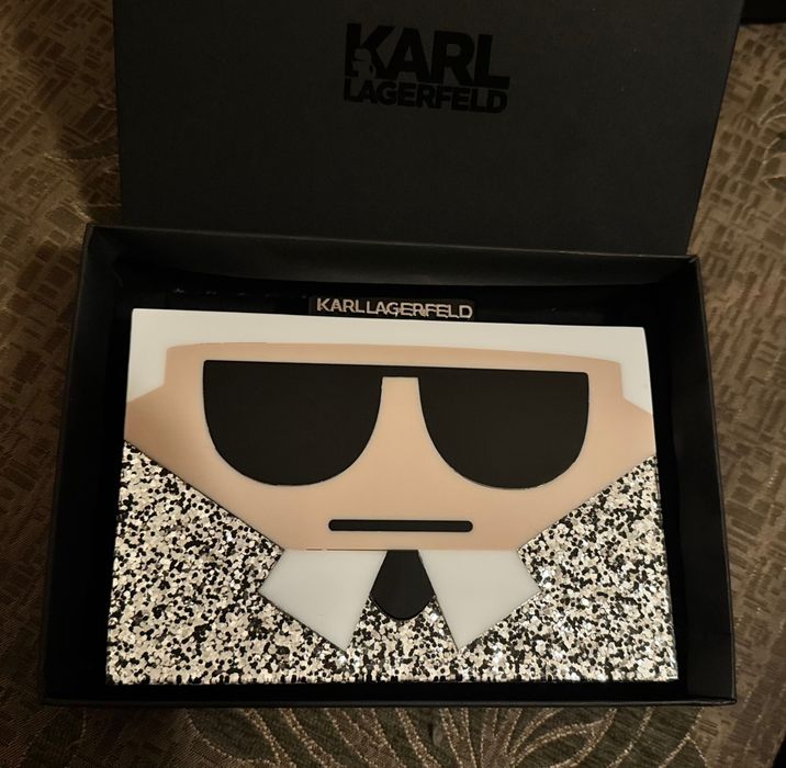 Луксозна коктейлна чантичка  KARL LAGERFELD Limited Edition Оriginal !