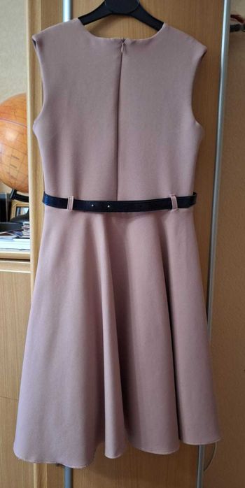 Платье с жакетом для девочки 10-11 лет. Рост 140