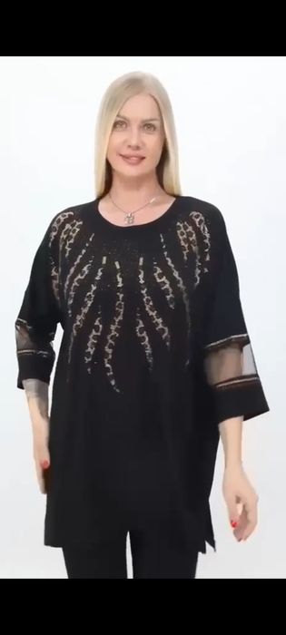 Стильные женские туники, кофты больших размеров 58/60/62/64 Турция