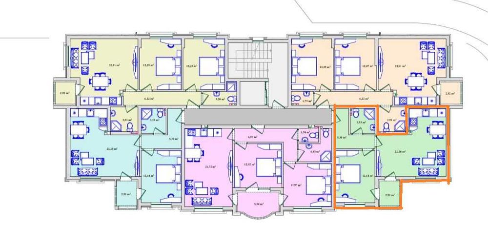 Двустаен апартамент в Широк Център,гр.Хасково