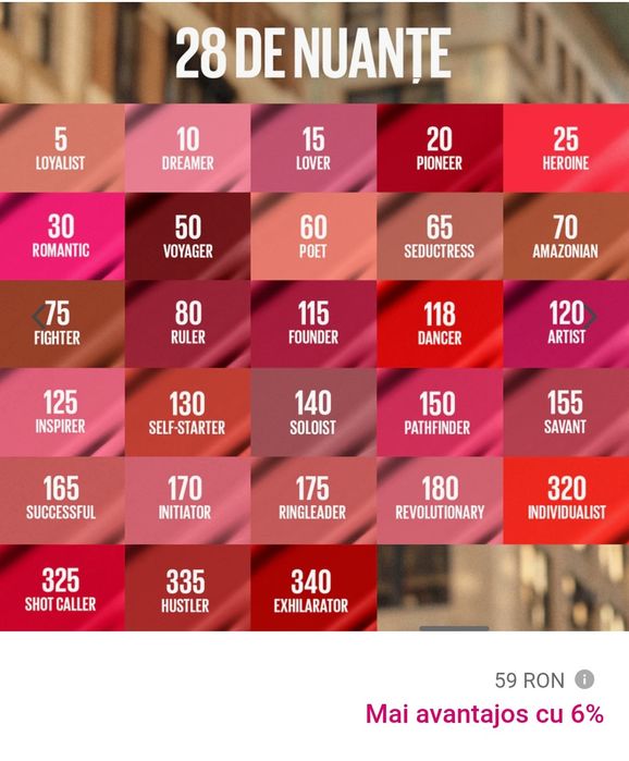 Ruj lichid persistent Maybelline
