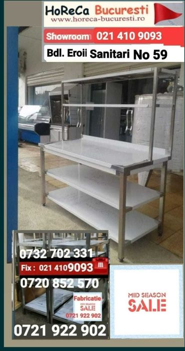 RAFT Inox 4 Polite FABRICA / RASTEL Inox pe Dim / RAFTURI Inox STOC /