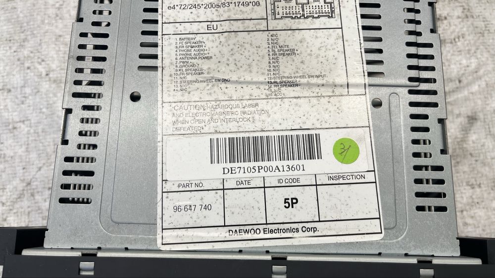 Chevrolet Captiva 06- cd mp3 плеър