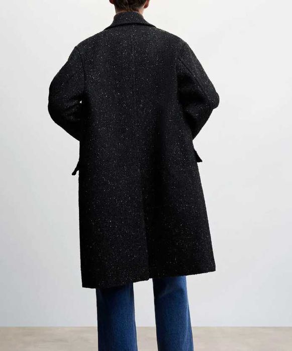 Palton parte peste parte pestriț