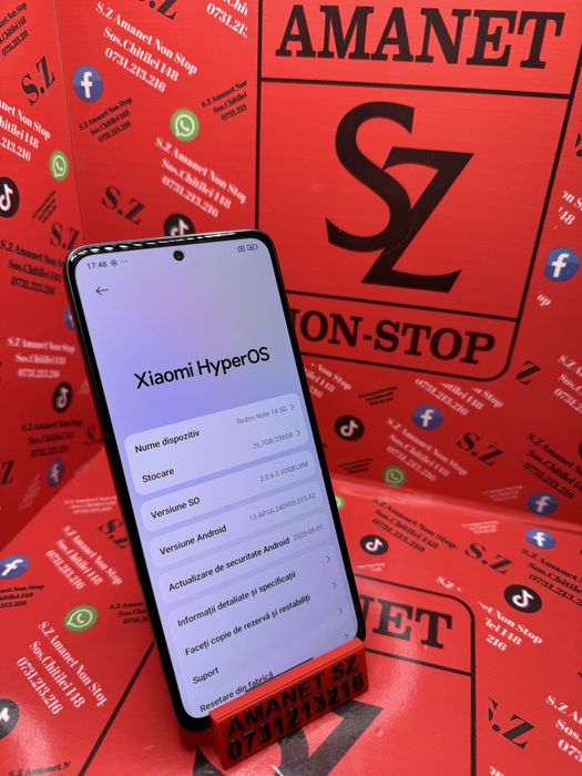 Redmi Note 14 5G Amanet SZ Non Stop