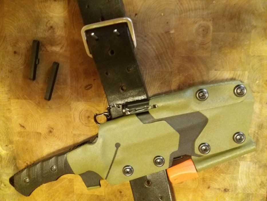 Cutit teaca Kydex bushcraft vanatoare camping supravietuire