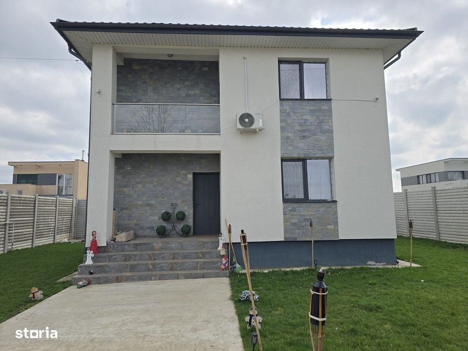 Vila 4 camere,gata de mutare ,mobilată și utilată,teren 400 mp