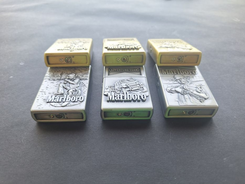 Газови запалки Marlboro-тип Zippo (3бр. за  12 евро)