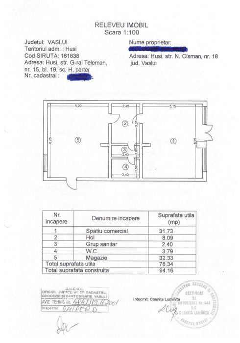 Spatiu comercial central