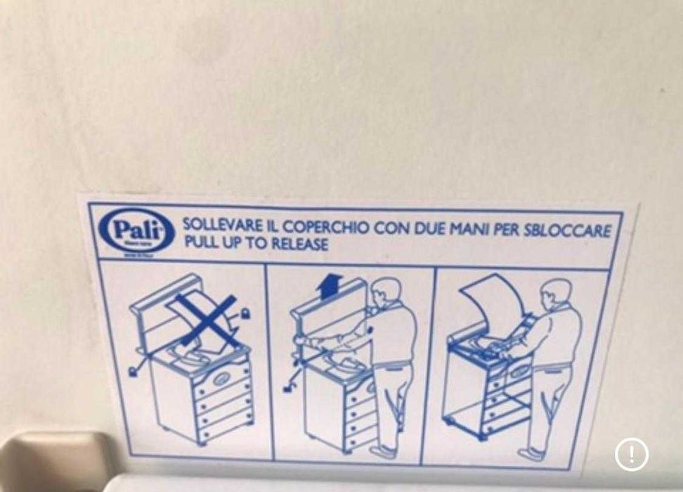 Comoda bebe PALI ITALIA Alb 3 Setare Cadita Detasabila  Masuta Infasat