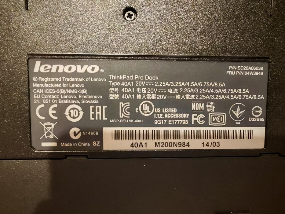 Dock lenovo pentru piese schimb