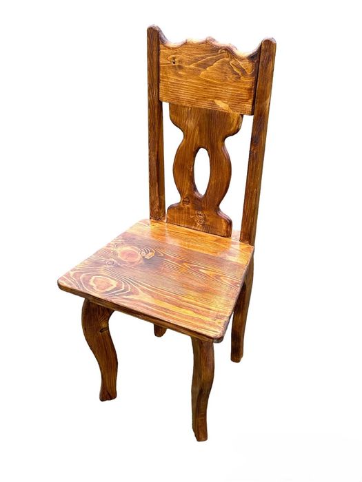 Масивна маса комплект от 6 стола.