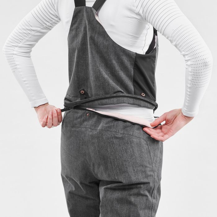 Salopetă snowboard/schi Bib 900 Negru - produs resigilat Decathlon