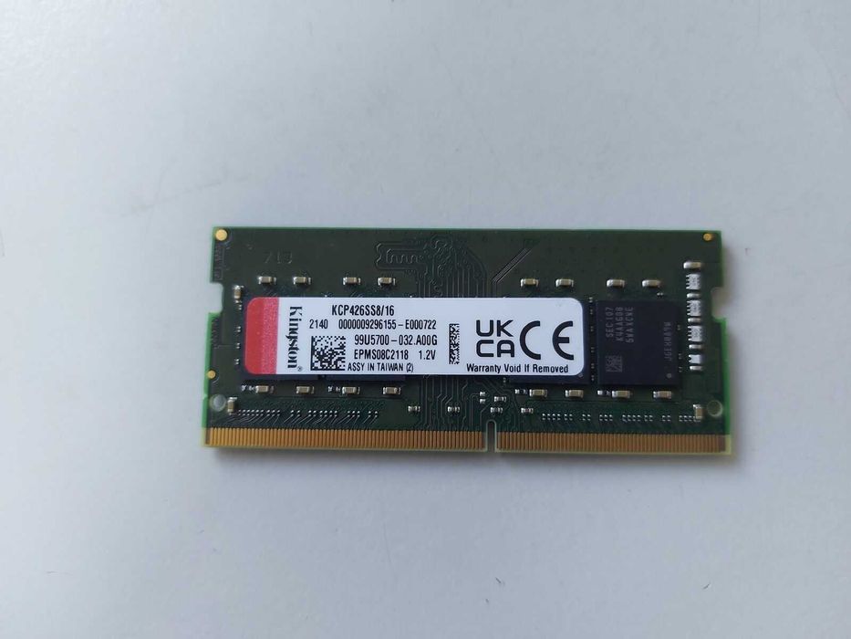 16GB Memorie Laptop DDR4 2666MHz KCP426SS8/16 Sodimm Noua Sigilata
