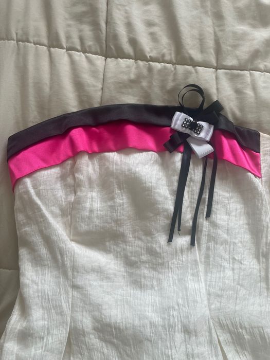 Официална рокля в цвят екрю 38 размер