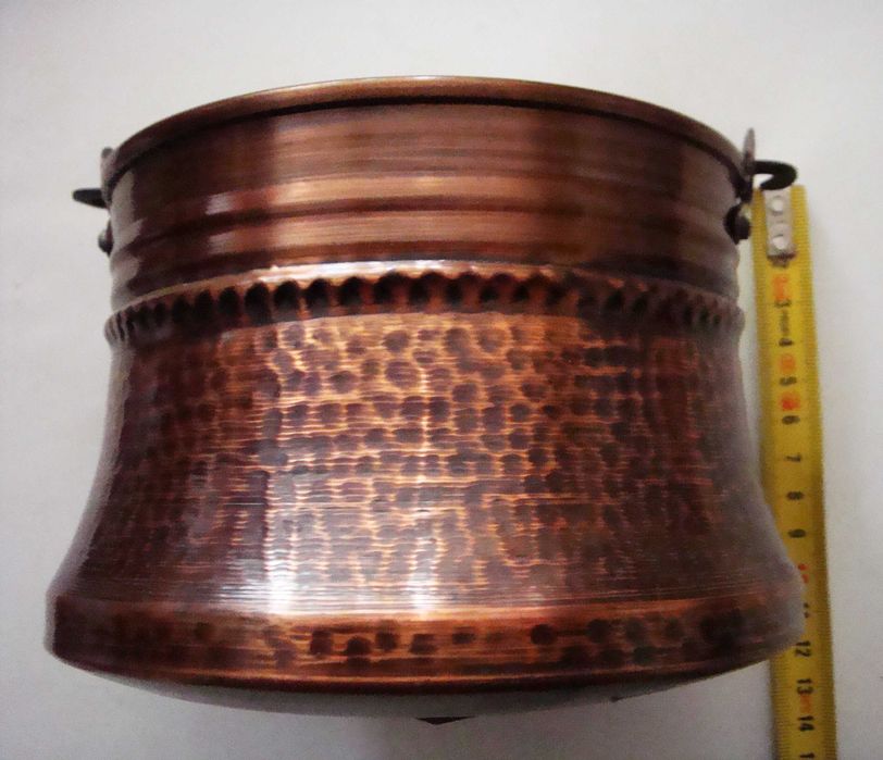 Медно,калайдисано котле от 80-те години на 20-ти век