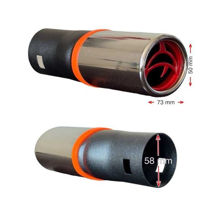 Накрайник Ауспух НТ 646 входа-58мм изхода-73/50мм