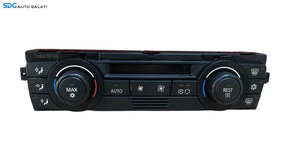 Panou Modul Unitate Comanda AC Aer Conditionat Clima Dublu Climatronic Dual Zone BMW Seria 3 E90 E91 2004 - 2011 Cod 6958536 [LC0788]