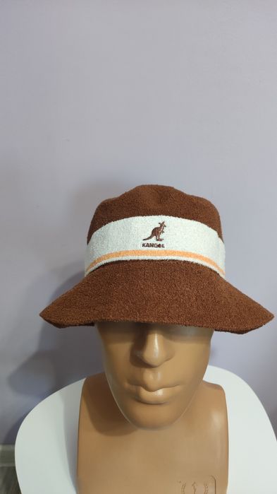 KANGOL Bucket hat L size шапка идиотка в отлично състояние