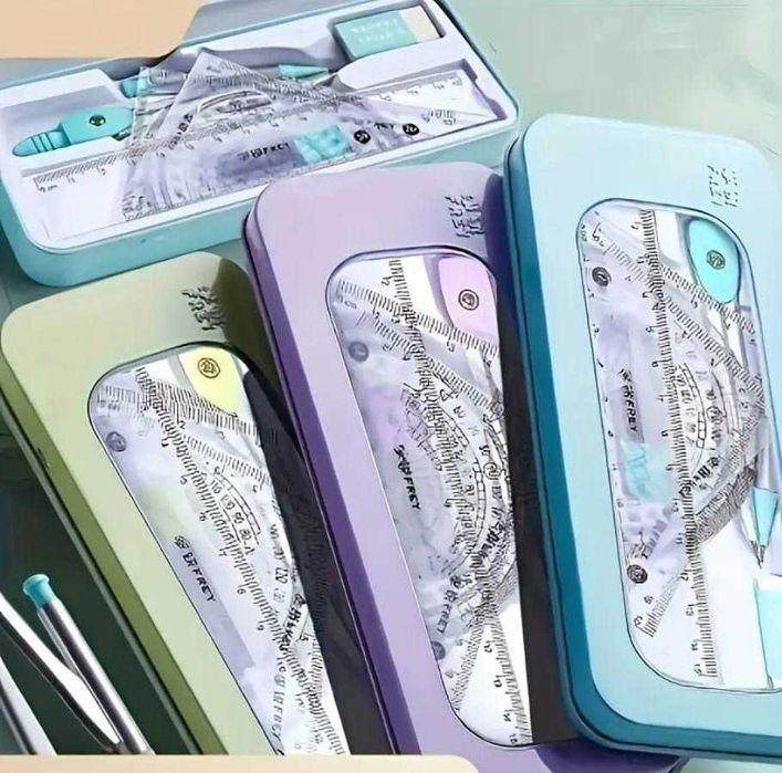 Комплект ученически пособия "Геометрия" от 7 части