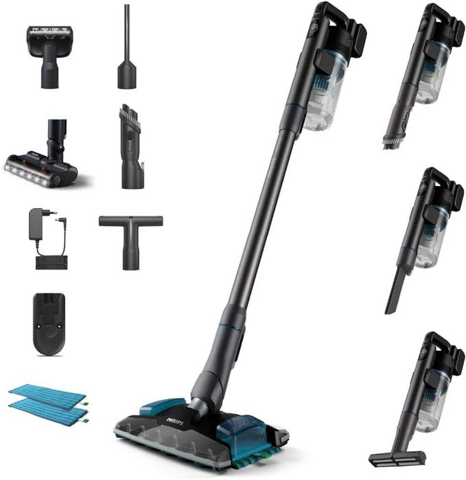 Вертикална прахосмукачка Philips Series 8000 Aqua Plus