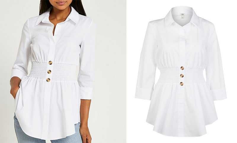 Дамска риза туника с пеплум