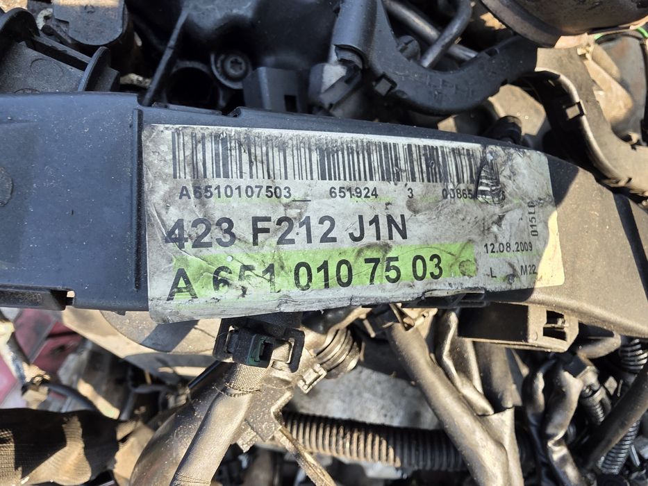 Двигател ОМ 651 На части! Мерцедес Е220 ЦДИ Mercedes 2.2 CDI OM651