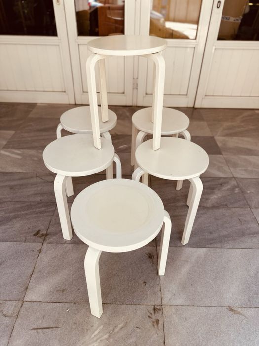 Винтидж шведски табуретки Икеа