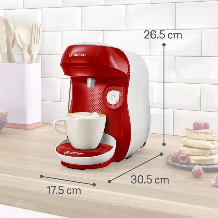 Espressor Automat Bosch Tassimo Happy TAS103E 0.7L 1400W Rosu,nou,sigilat