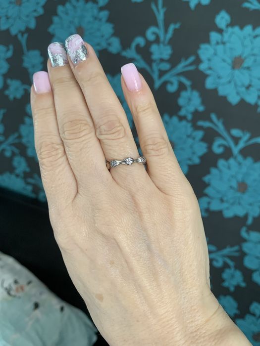 Inel argint masura 50 si cercei initiala K