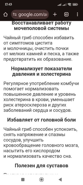 Лечебный -Гриб чайный