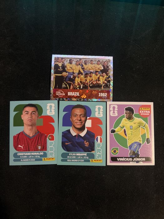 Vand Cristiano Ronaldo Mbappe si Vinicius extrasticker