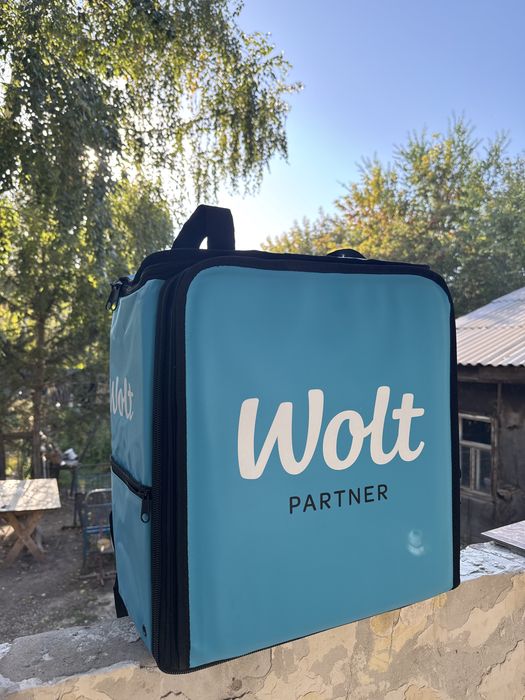 Термо короб Wolt в идеальном, новом состоянии