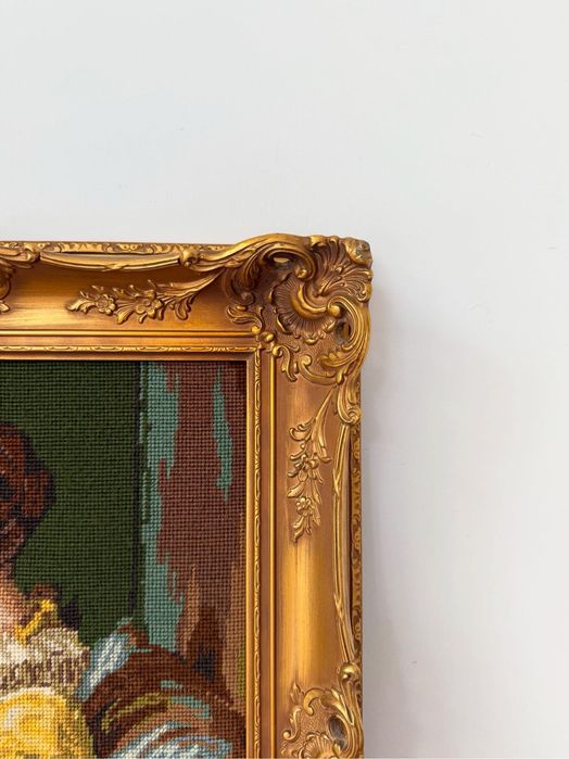 Гоблен Момичето с книгата и Мъжа със златния шлем