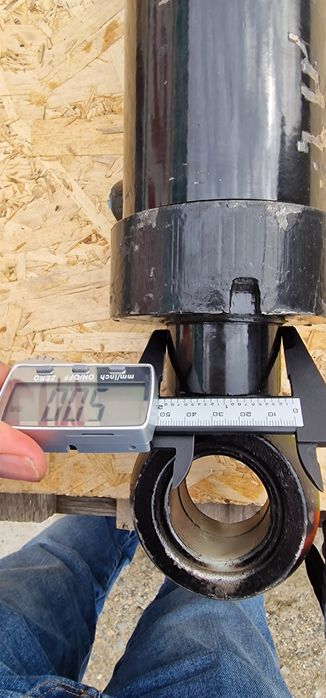 Cilindru hidraulic ifron lungime 1.20 m lungime între gauri și cu 1.10