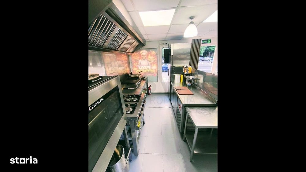 Spatiu comercial stradal - complet echipat