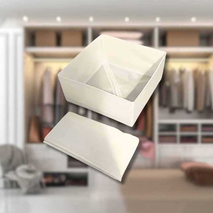 Текстилен органайзер за дрехи, бельо и обувки