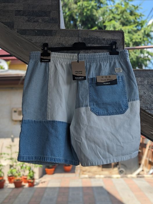 Bermude de blugi noi XL Bershka elastice