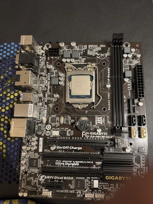 Intel i3 4330 Gigabyte GA-H81M-HD3