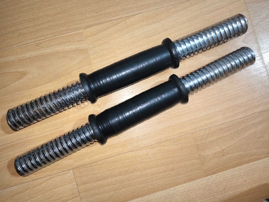 Bara gantera filet cauciuc  metal masiv kettlebell 12kg gantera 22.5kg