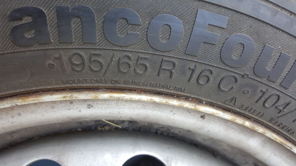 Железни джанти мерцедес с гуми 195 65 16 С