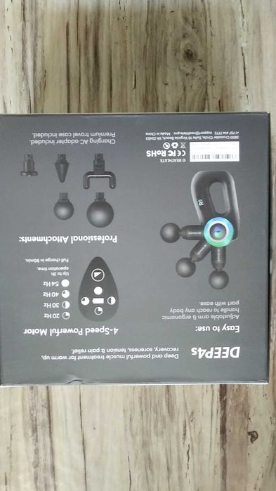 Reathlete deep4s massage percussion gun масажор за тяло