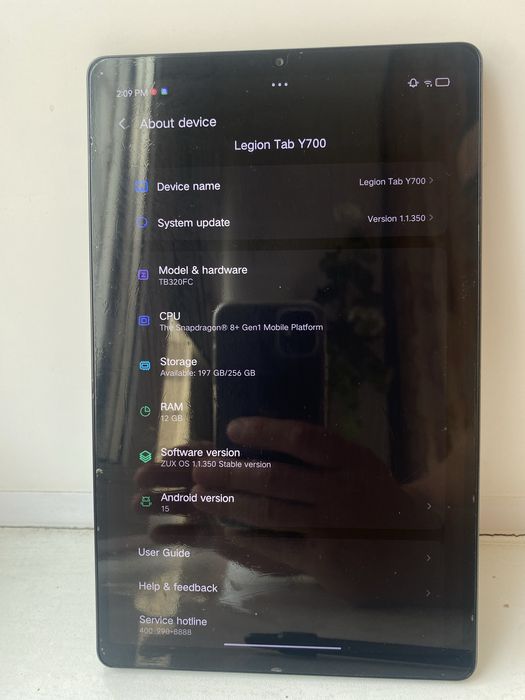 Продам планшет Леново Легион tab y700