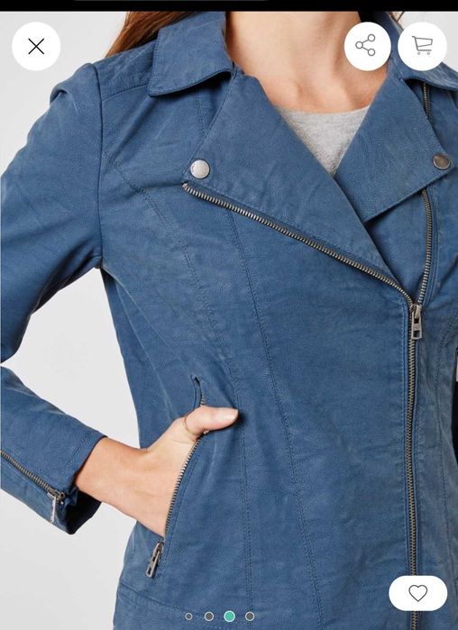 Черно палто Only, размер S