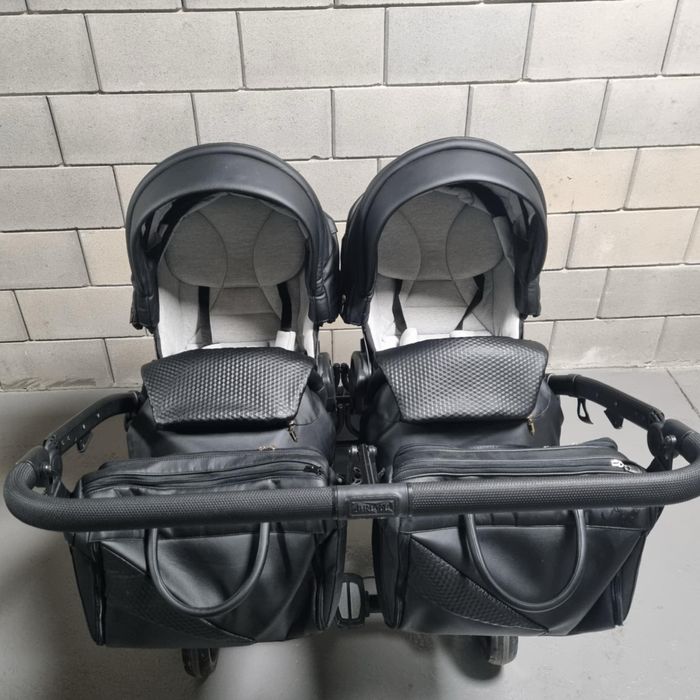 Количка за близнаци Junama Fluo Duo 3в1